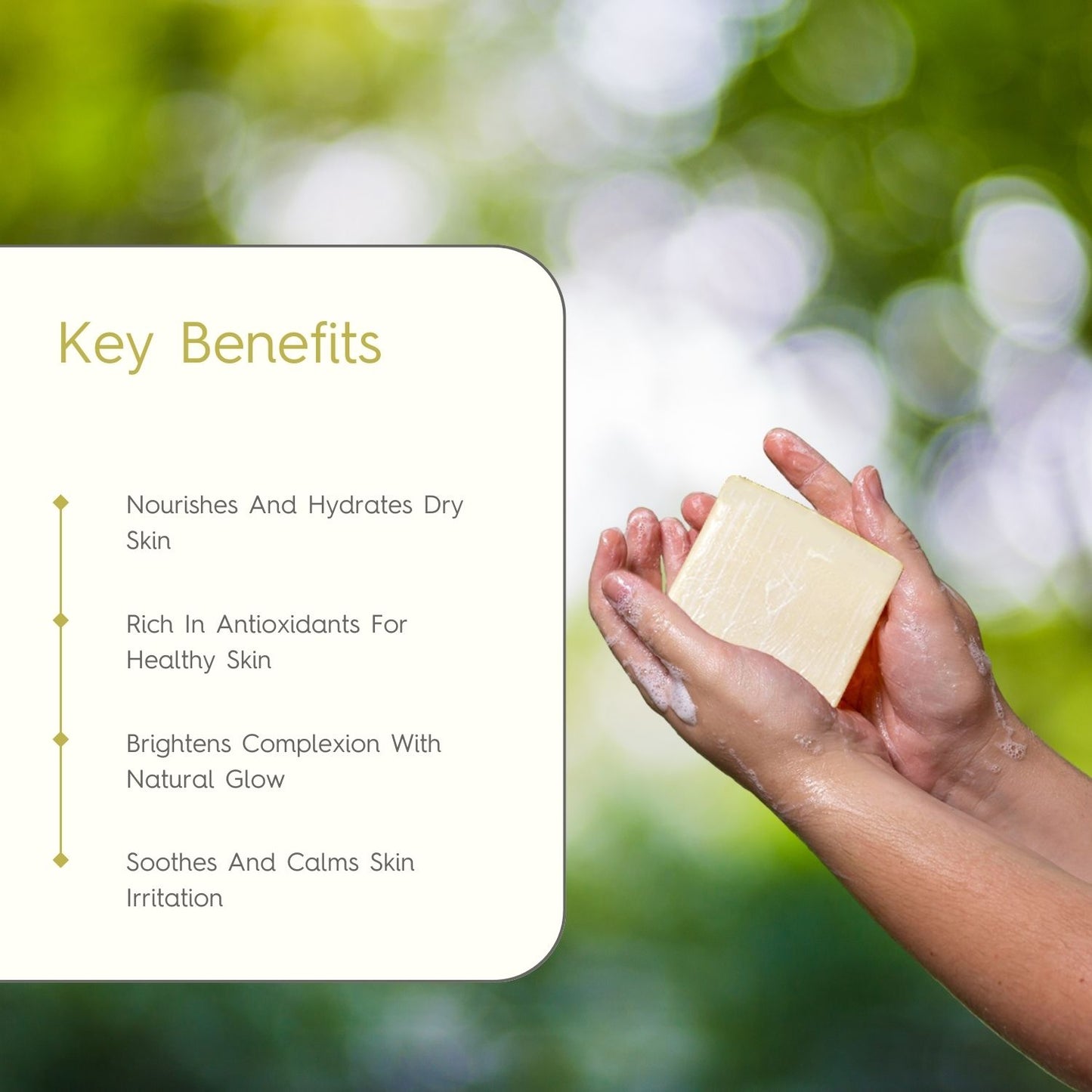 Khadi Traditional Coconut & Coco Handmade Soap | Herbal Bathing Soap for Hydrated Skin | Natural Soap with Essential Oils | Suitable for All Skin Types (110 gm)