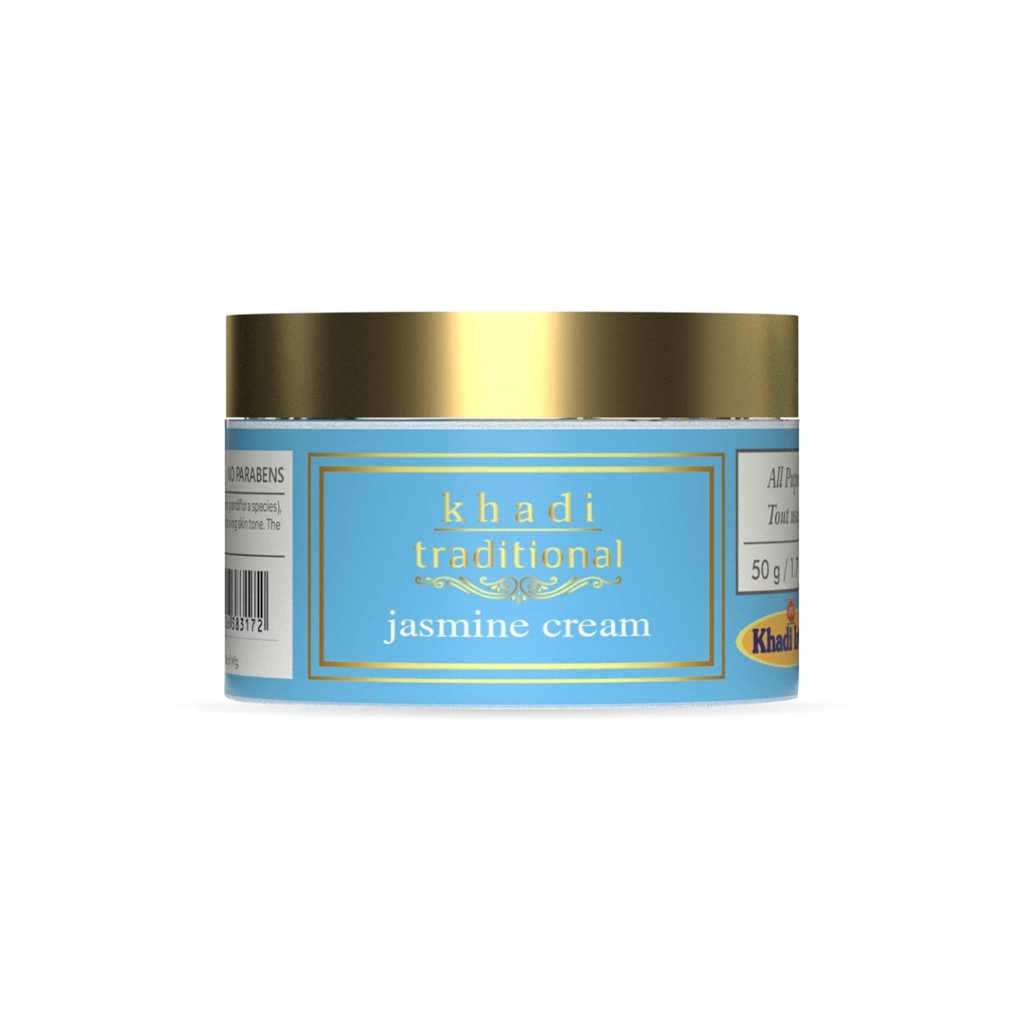 Khadi Traditional Jasmin Moisturizing Cream for Intense Hydration and Softness - 50gm